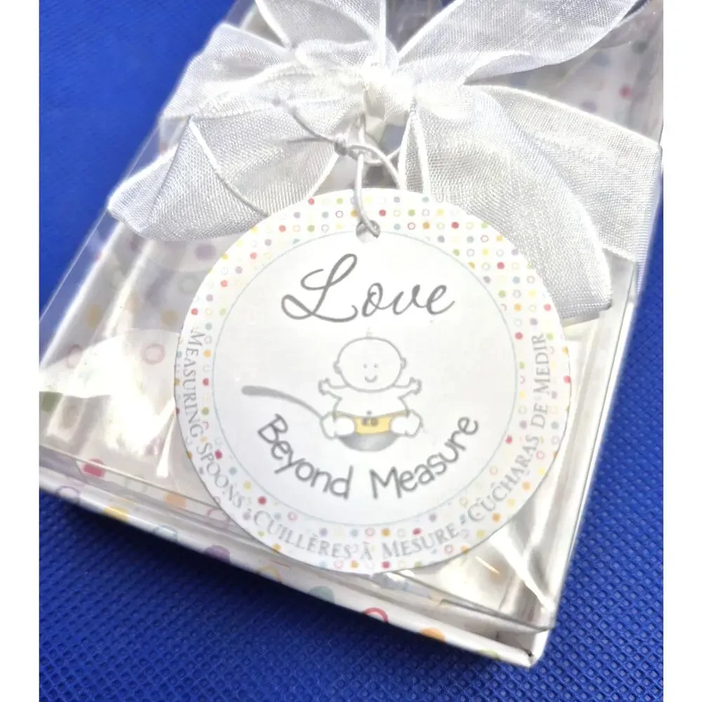 NEW Heart-Shaped 4-Piece Measuring Spoon Set Love Beyond Measure Kate Aspen